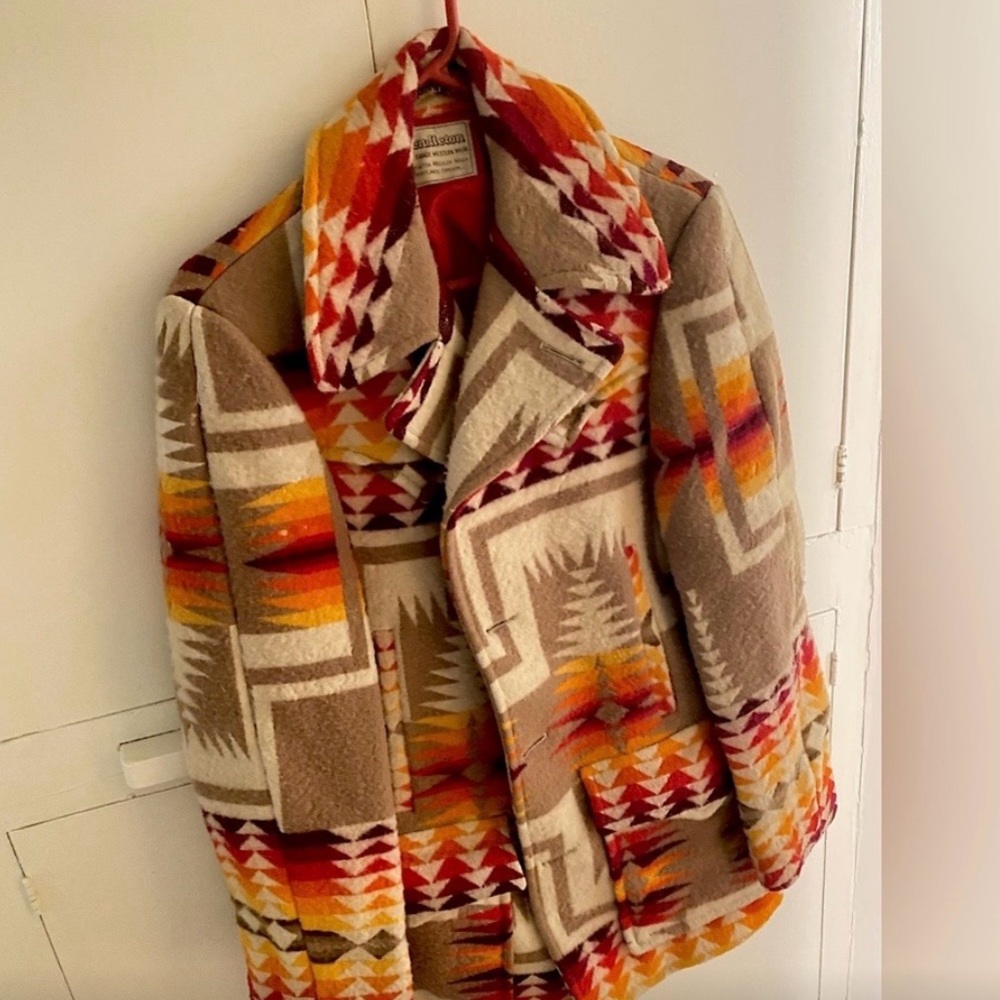 Unisex Pendleton vintage blanket jacket - stunning!